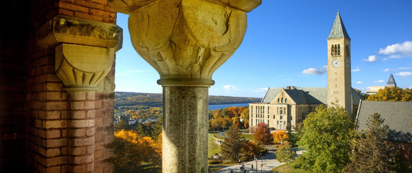 image of Cornell tower on a sunny day
