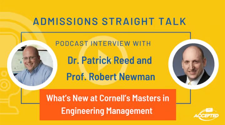 Admissions Straight Talk podcast interview